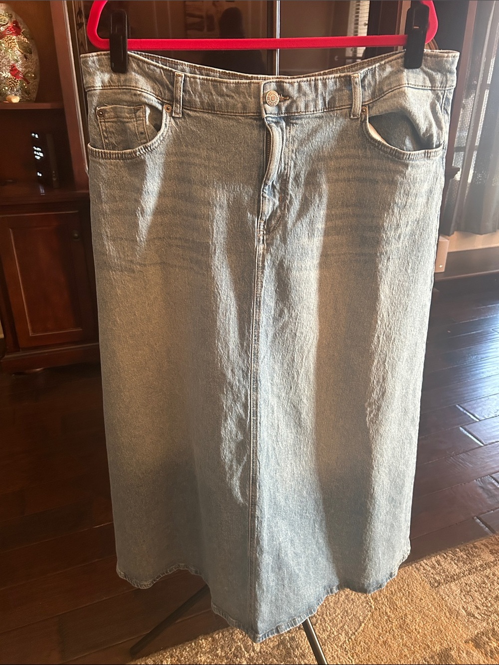 torrid Light Blue Denim Maxi Skirt